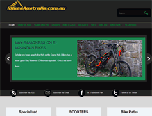 Tablet Screenshot of ibikesaustralia.com.au